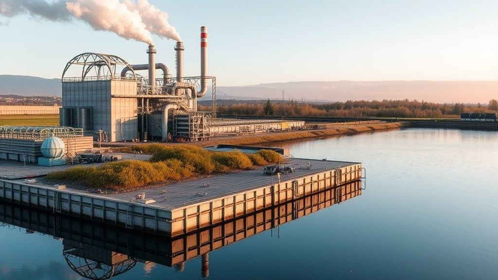 Carbon Capture Teknologi: Fremtidens Løsning til CO₂ Reduktion - Illustration