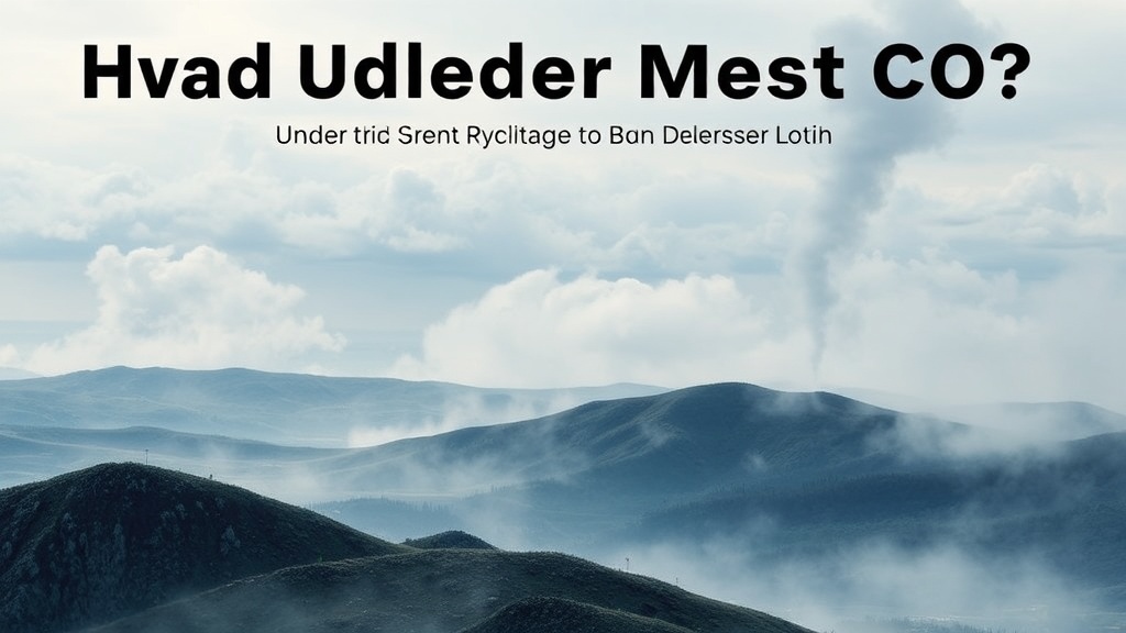 Hvad Udleder Mest CO2? En Dybere Forståelse af De Største Kilder - Illustration