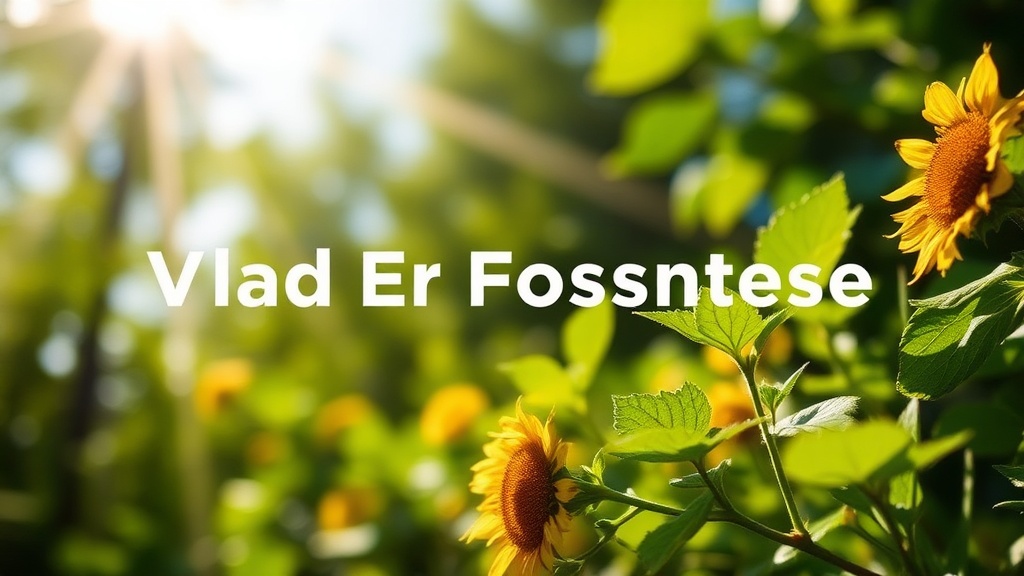 Hvad er fotosyntese? - Illustration