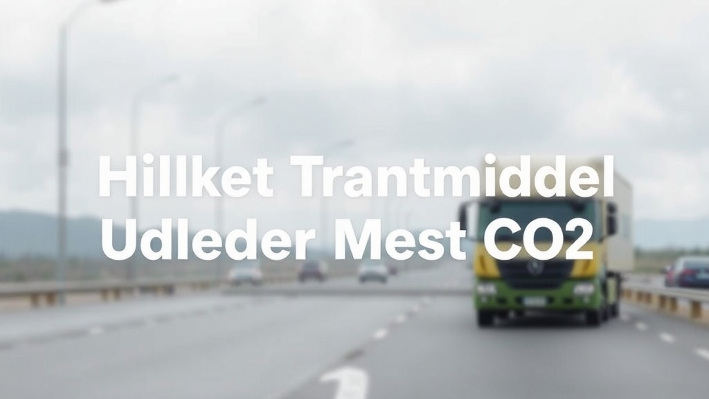 Hvilket Transportmiddel Udleder Mest CO2? Find Svaret Her! - Illustration