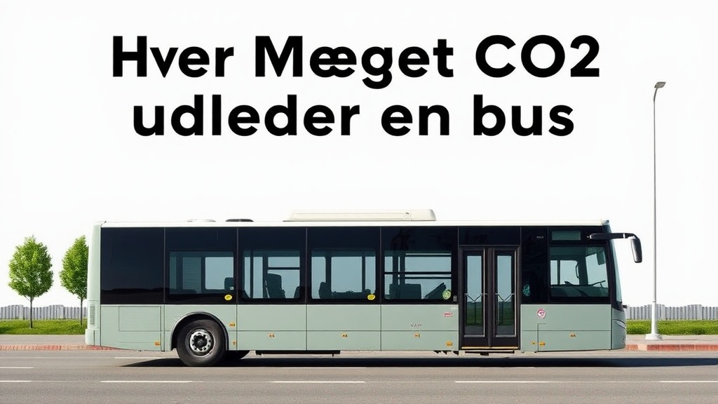 Hvor meget co2 udleder en bus