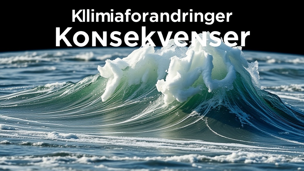 Klimaforandringer Konsekvenser: Naturens Advarsel til Menneskeheden - Illustration