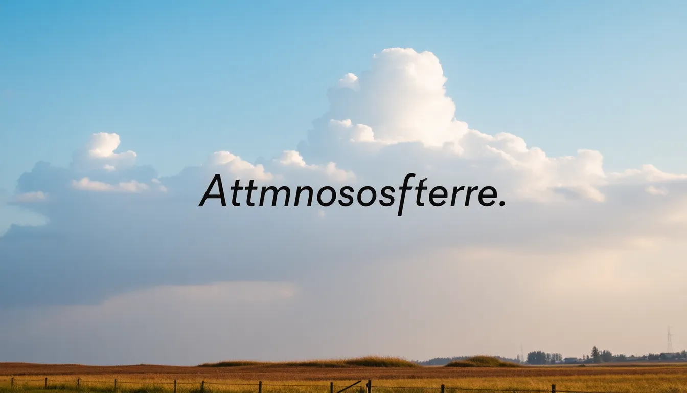 Atmosfæren: Jordens Beskytter og Klimaets Regulator - Illustration