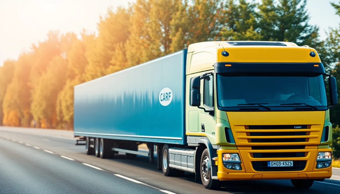 CO2 Beregner Transport: Din Nøgle til Bæredygtig Logistik - Illustration