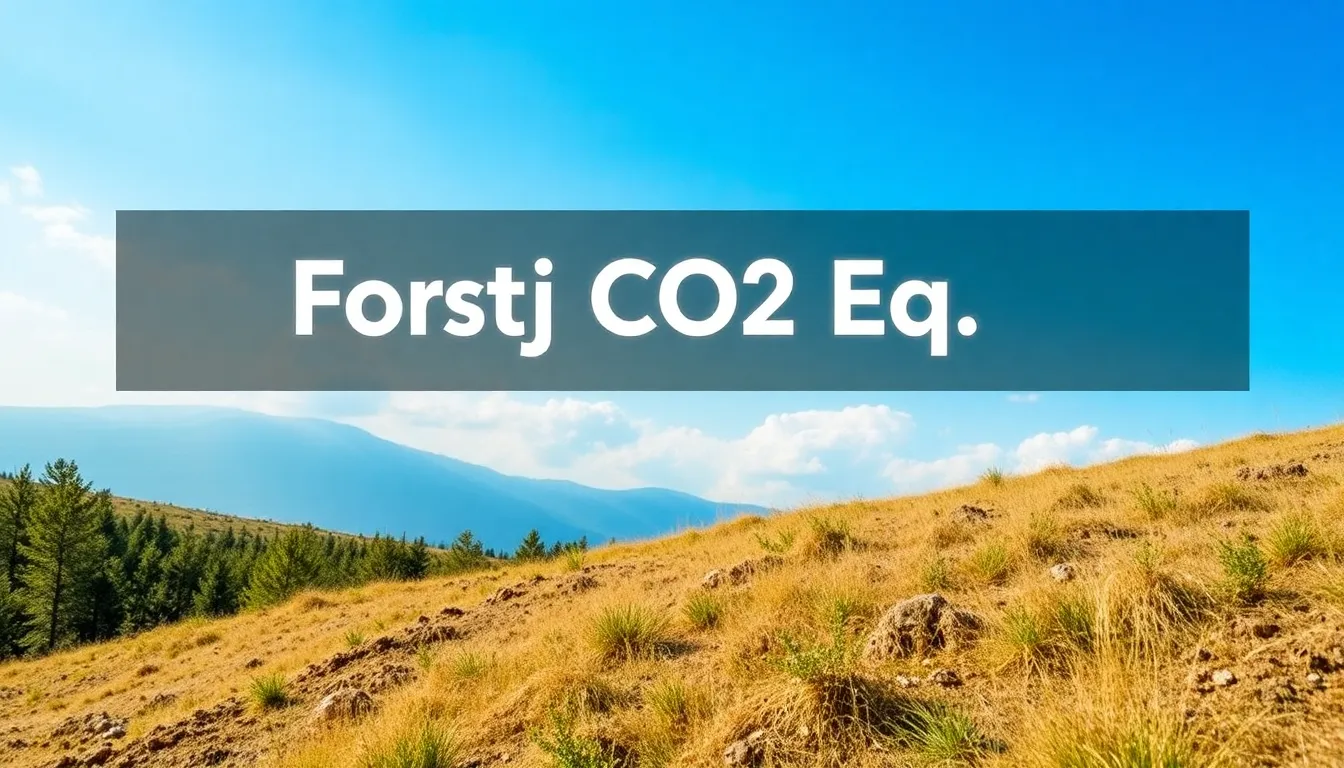 Forstå CO2 Eq: Nøglen til at Måle og Reducere Dit Klimafodaftryk - Illustration