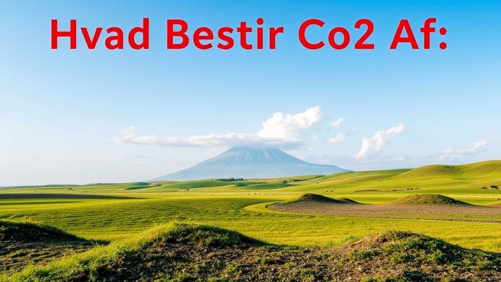 Hvad Består CO2 Af: En Dybere Forståelse af Kuldioxidens Rolle i Klimaet - Illustration