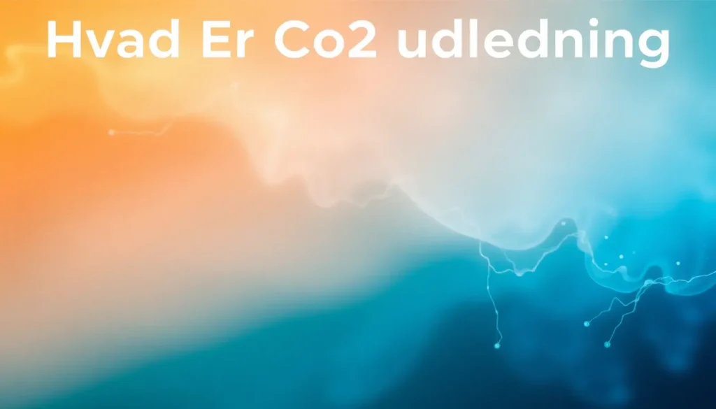 Hvad Er CO2-Udledning og Hvorfor Betyder Det Noget for Klimaet? - Illustration