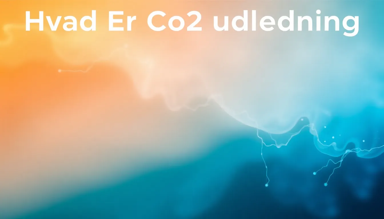 Hvad Er CO2-Udledning og Hvorfor Betyder Det Noget for Klimaet? - Illustration