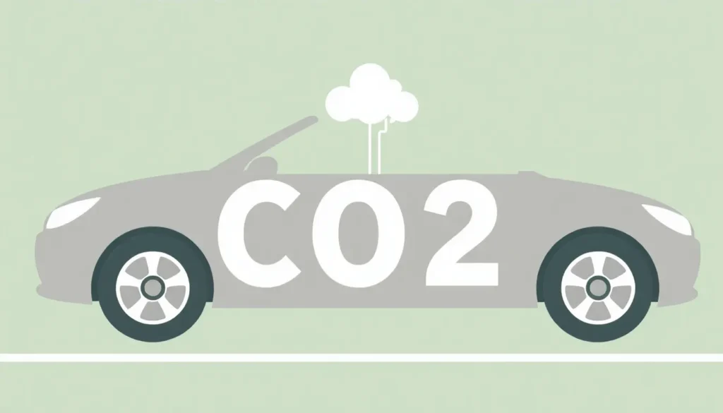 Hvor meget CO2 udleder biler i verden? - Illustration