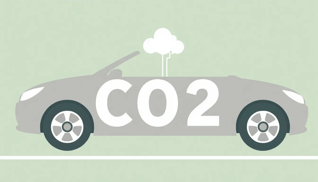 Hvor meget CO2 udleder biler i verden? - Illustration