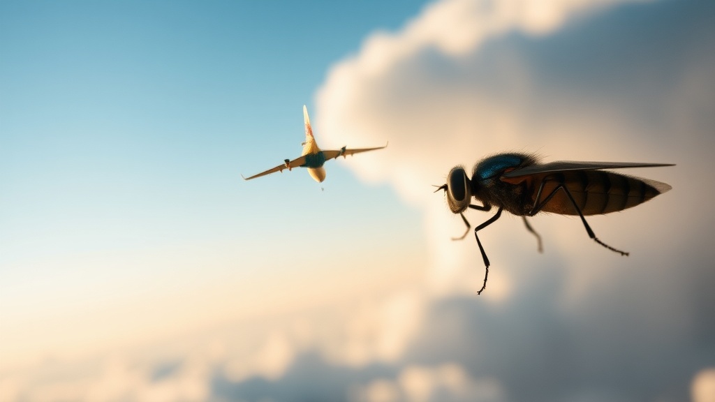 Hvor meget CO2 udleder et fly? - Illustration