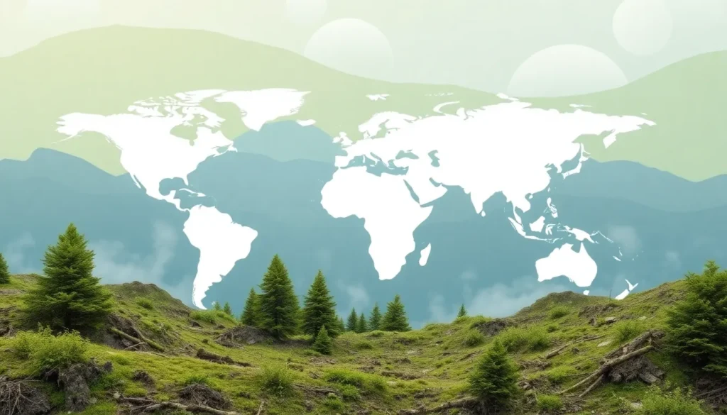 Hvor meget CO2 udleder landene? En global oversigt over klimabelastningen - Illustration