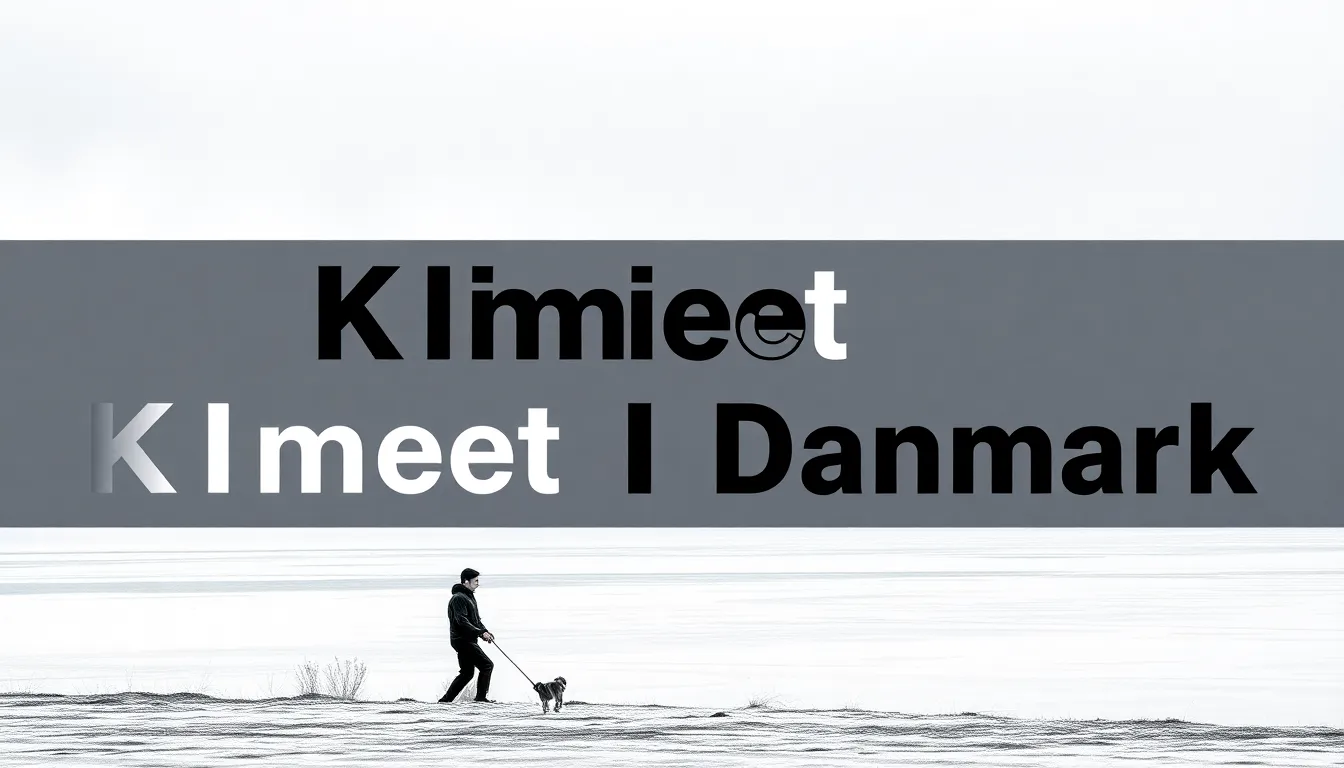 Klimaet i Danmark: Fortid, Nutid og Fremtidige Udfordringer - Illustration