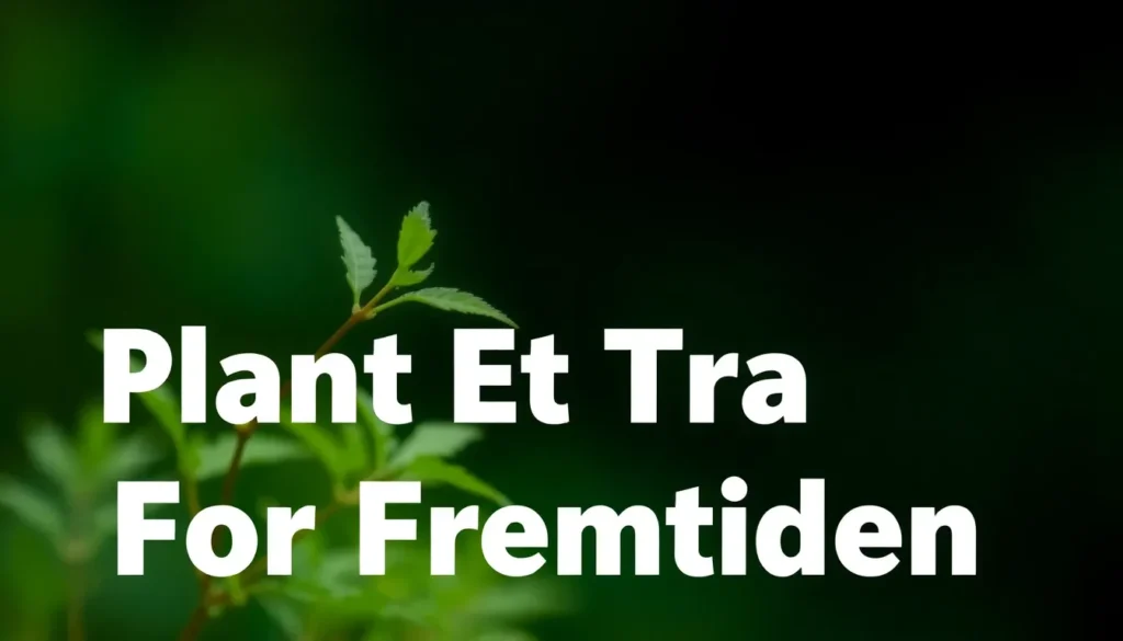 Plant Et Træ For Fremtiden: Din Guide Til En Grønnere Verden - Illustration