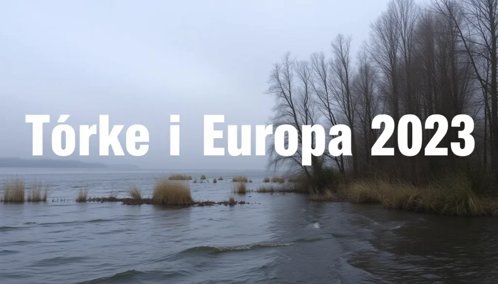 Tørke i Europa 2023: En Klimakrise i Udvikling - Illustration