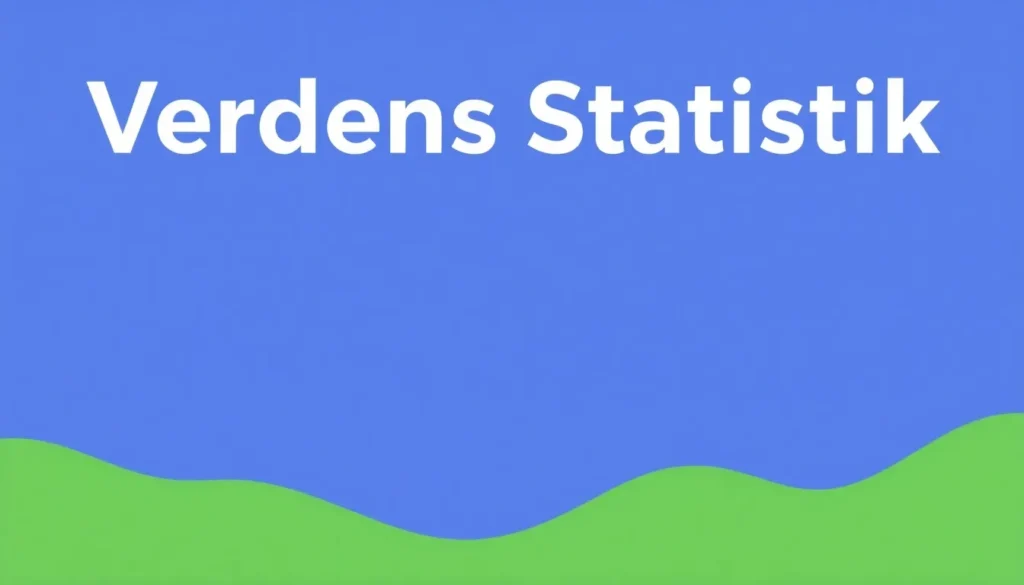 Verdens Statistik: En Dybere Forståelse af Global Udvikling - Illustration
