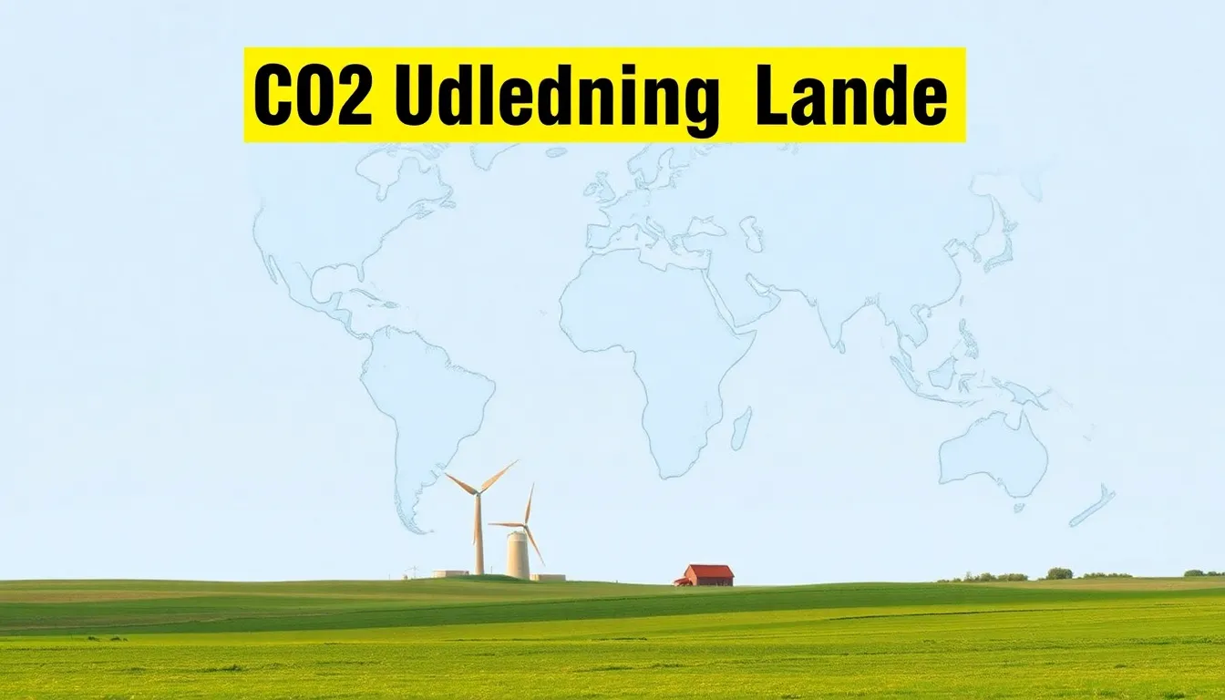 CO2 Udledning Lande: Hvem Er De Største Klimasyndere? - Illustration