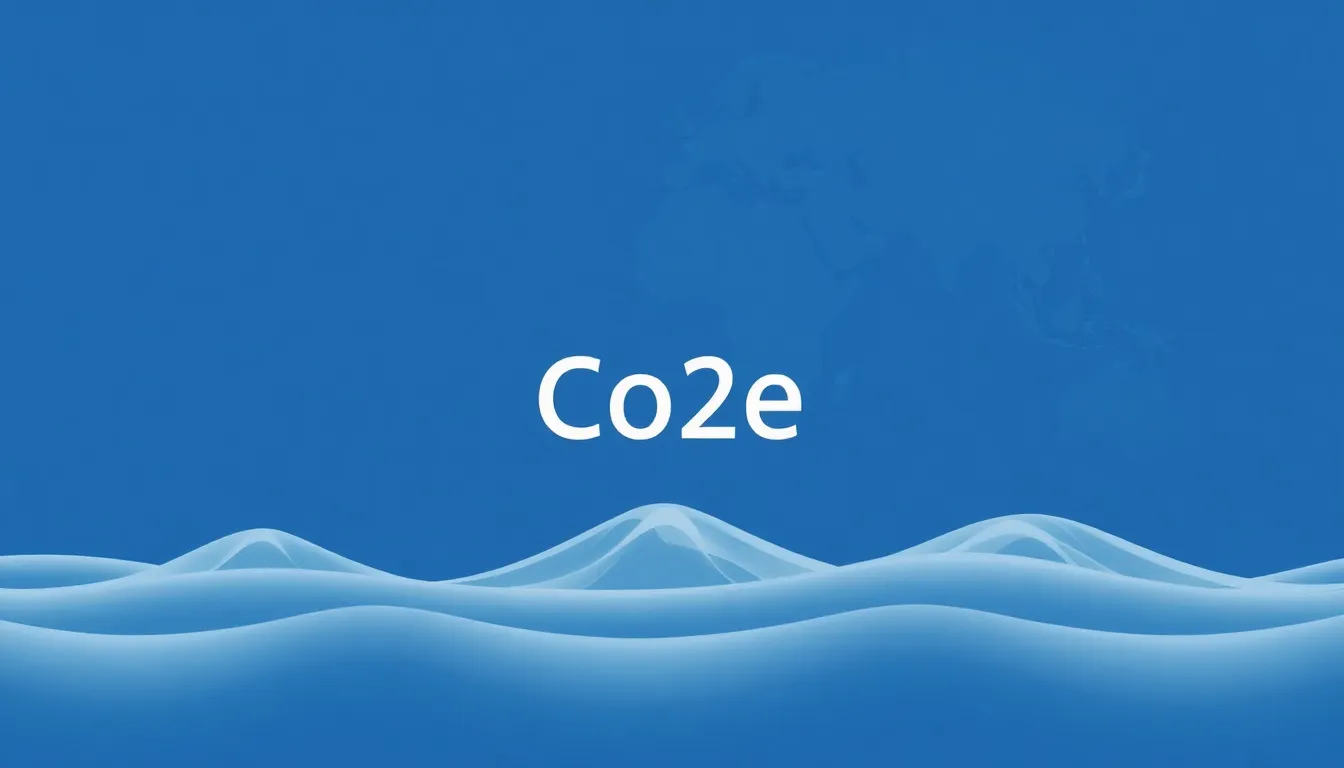 Hvad betyder CO2e? Forstå dens rolle i klimaforvaltning - Illustration