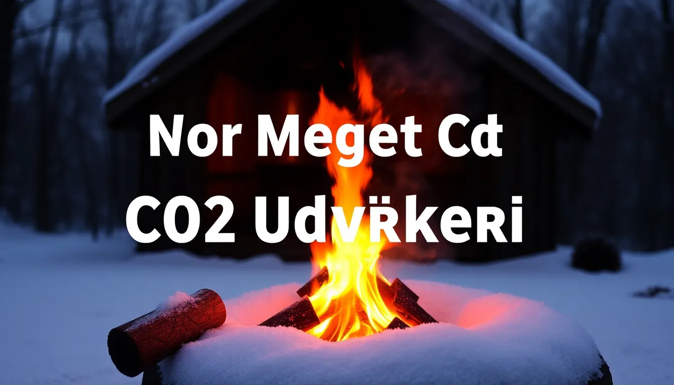 Hvor meget CO2 udleder fyrværkeri - Illustration