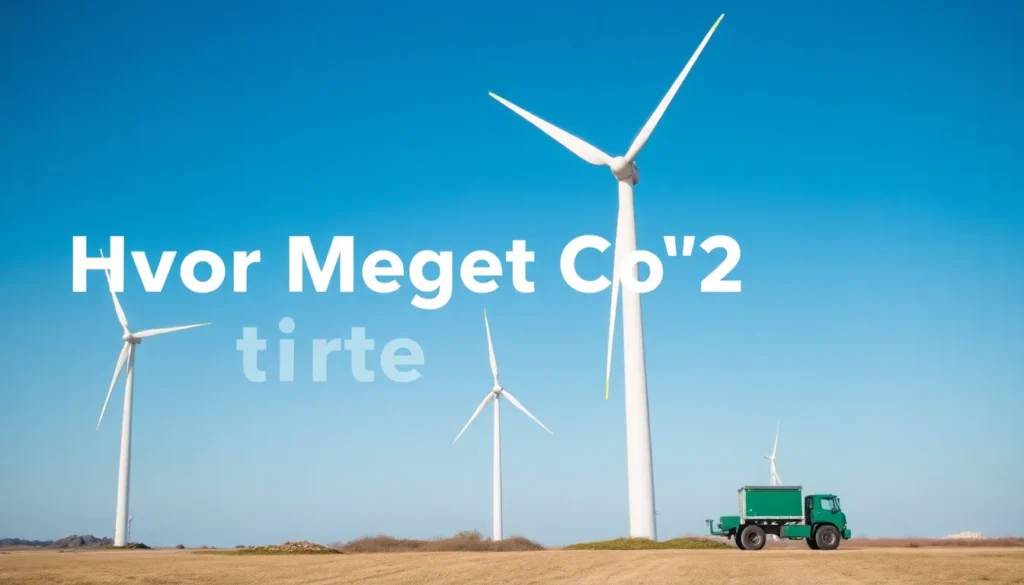 Hvor meget CO2 udleder træpiller? Fakta og myter afsløret - Illustration