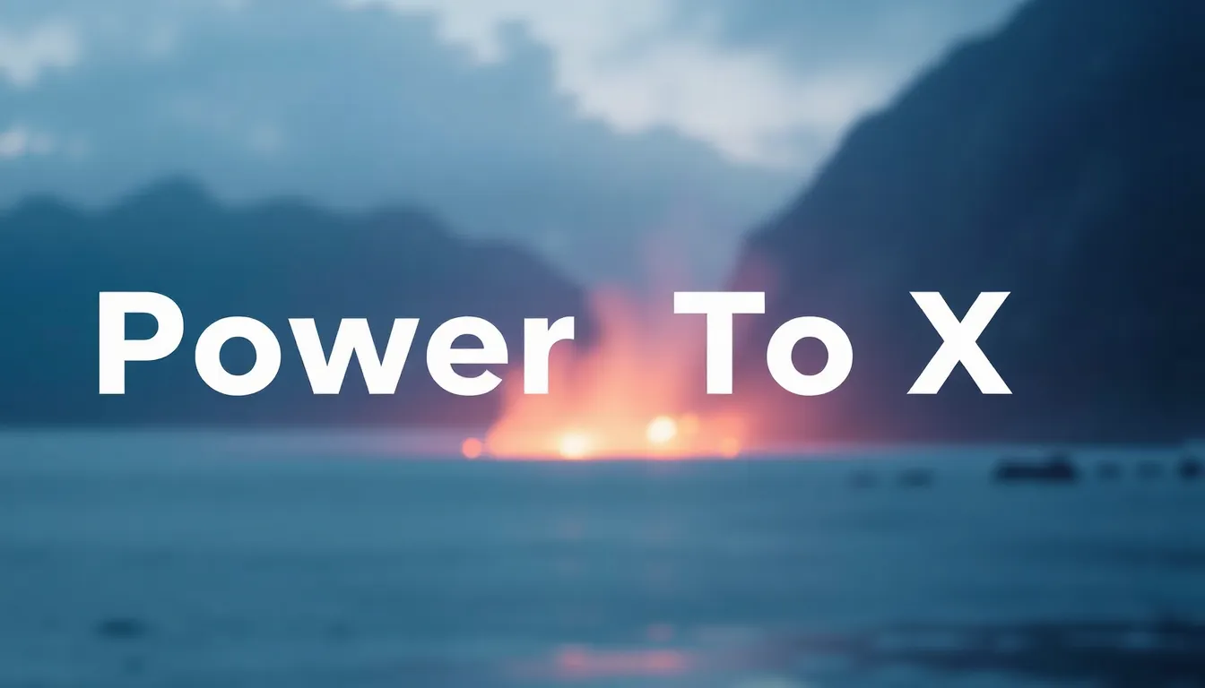 Ørsted Power to X: Grønne Brændstoffer til Fremtiden - Illustration