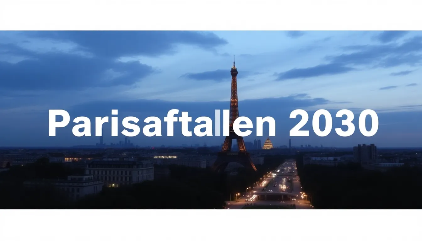 Parisaftalen 2030: Vejen til en Bæredygtig Fremtid - Illustration