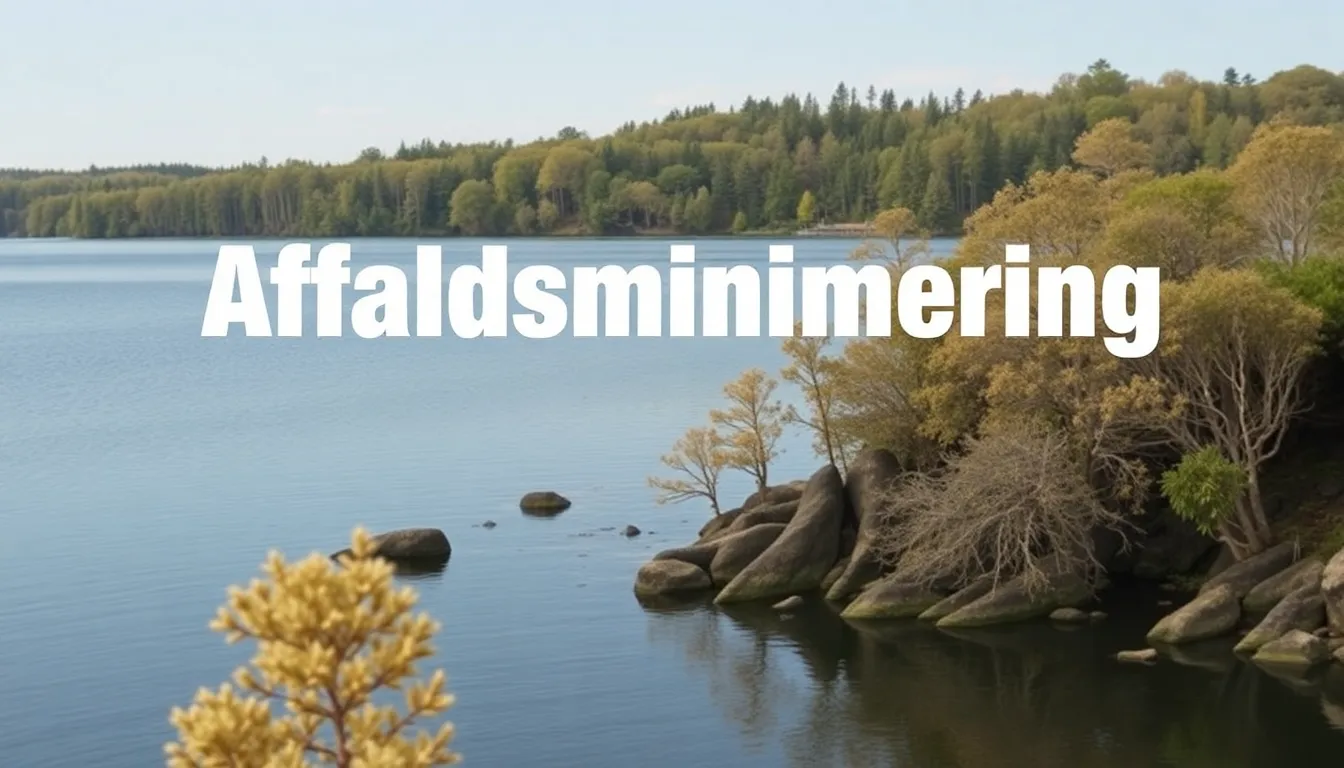 affaldsminimering - Illustration