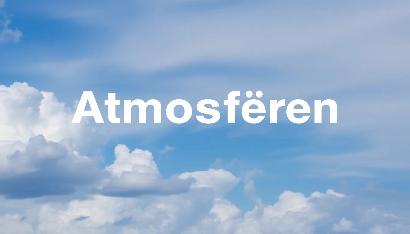 atmosfæren - Illustration