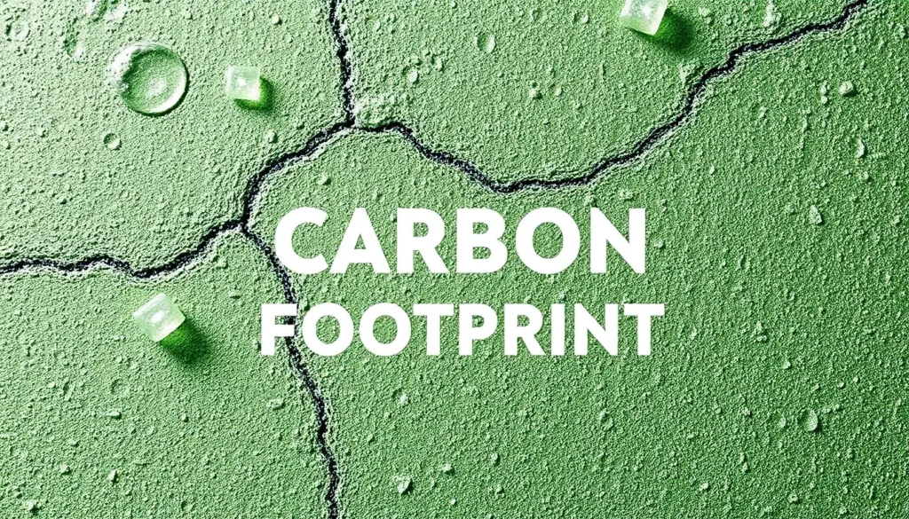 carbon footprint - Illustration