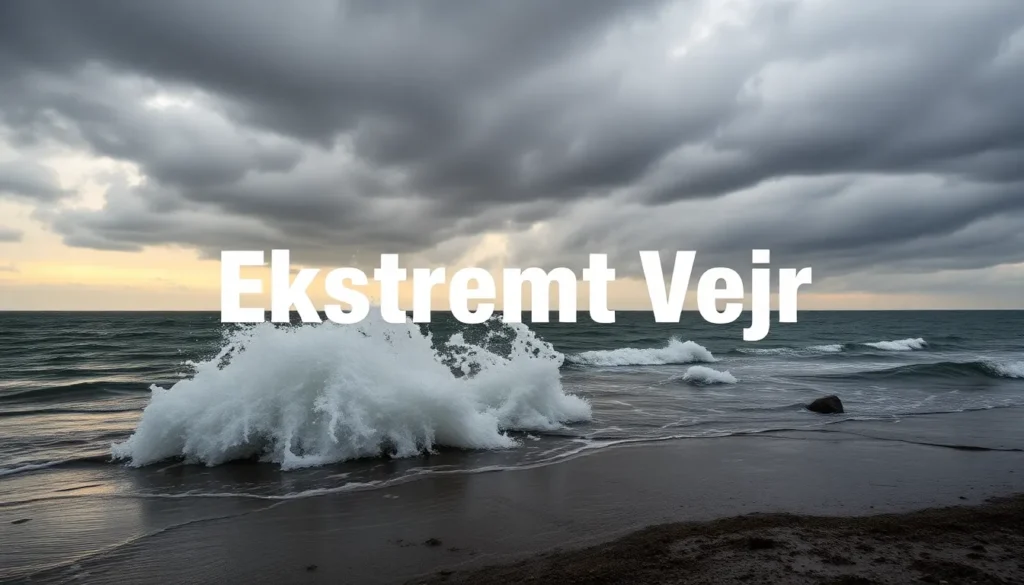 ekstremt vejr - Illustration