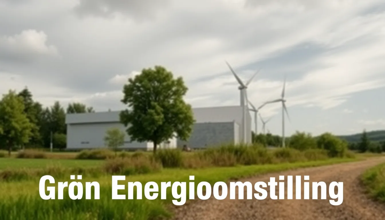 grøn energiomstilling - Illustration