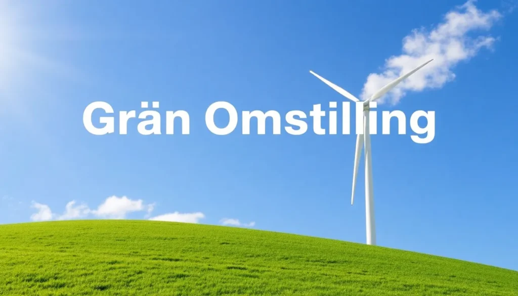 grøn omstilling - Illustration