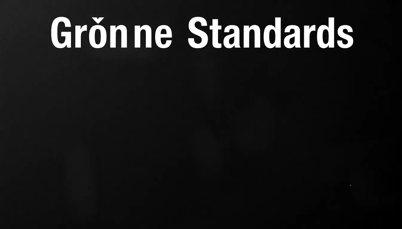 grønne standarder - Illustration