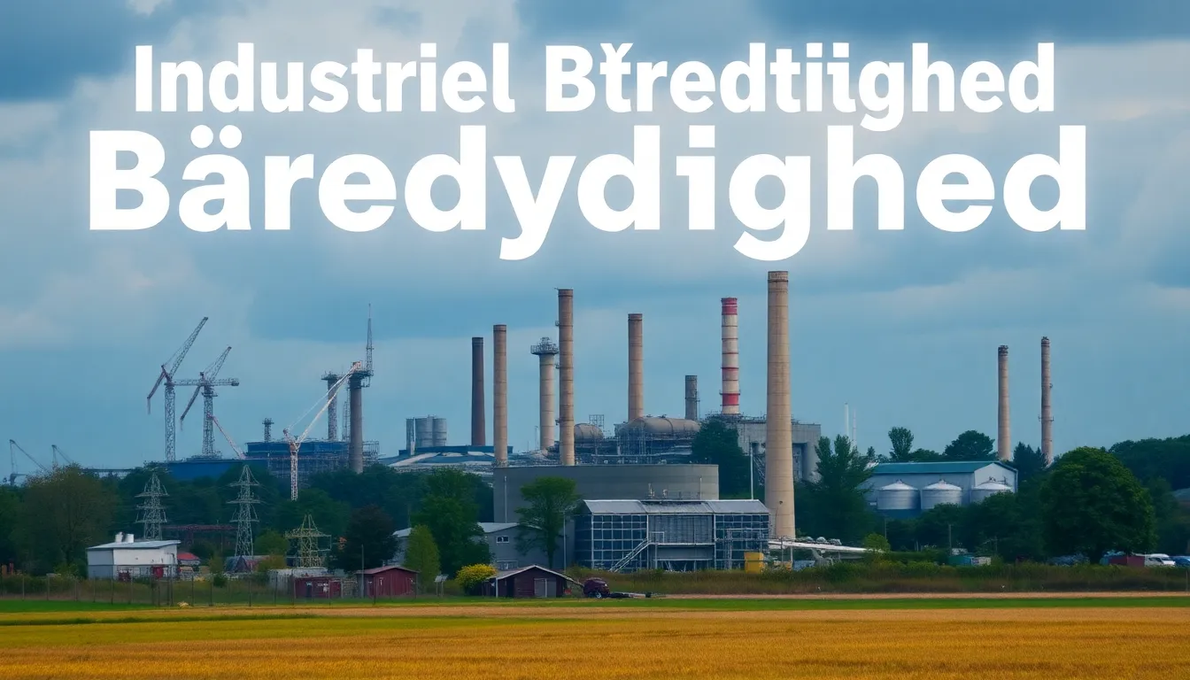 industriel bæredygtighed - Illustration