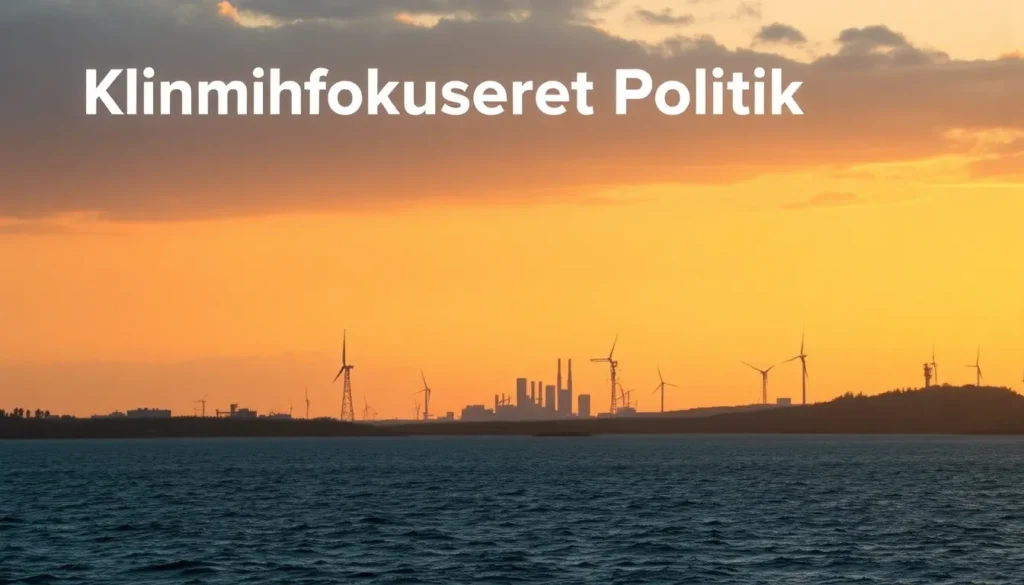 klimafokuseret politik - Illustration