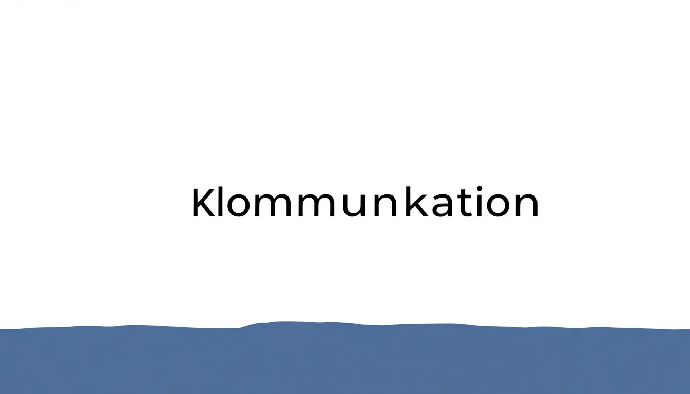 klimakommunikation - Illustration