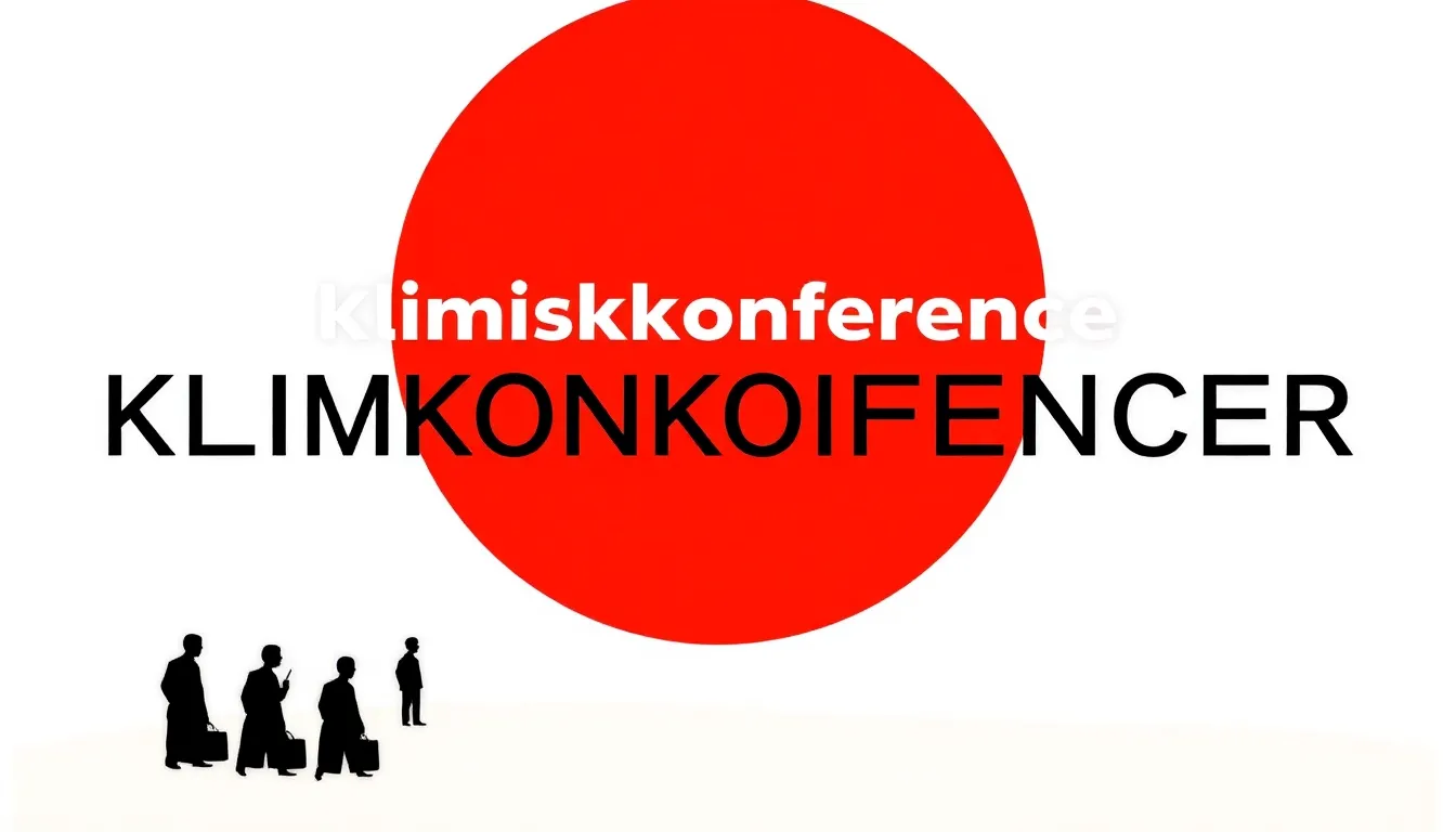 klimakonferencer - Illustration