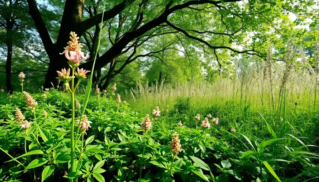 naturlig regenerering - Illustration