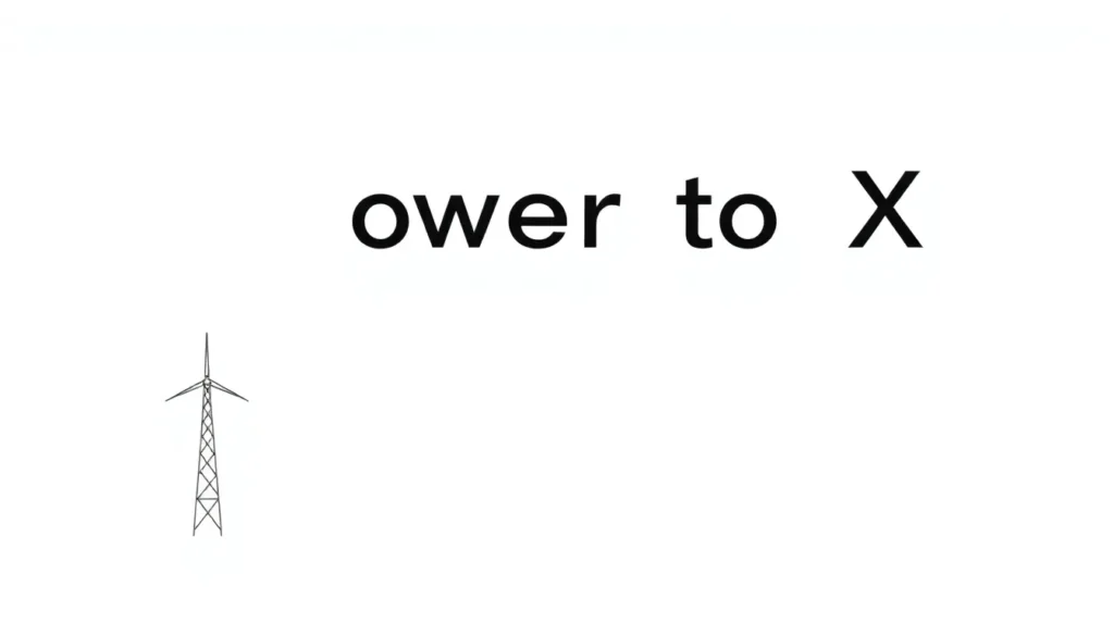 power to x - Illustration