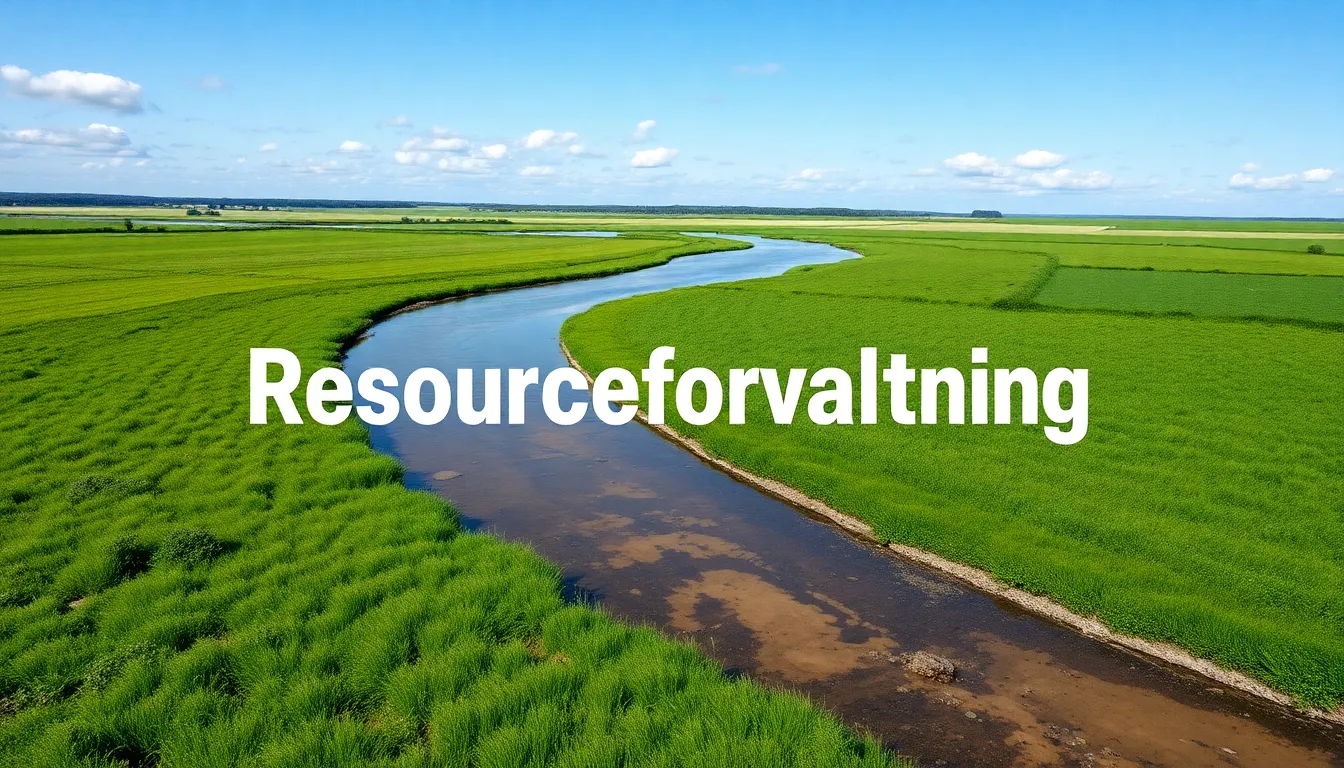 ressourceforvaltning - Illustration