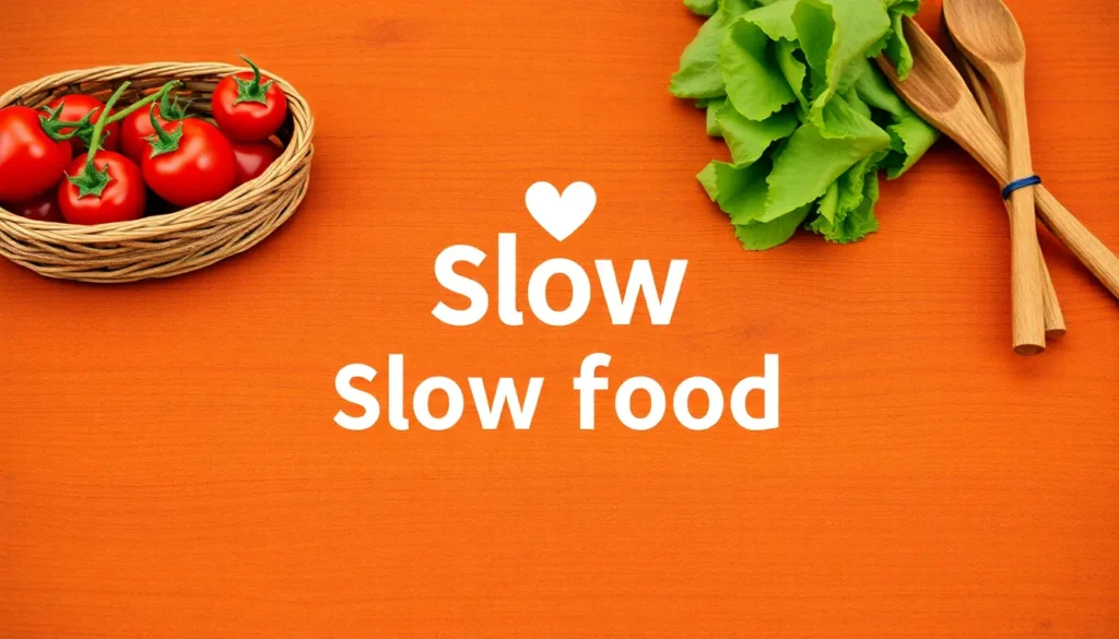 slow food - Illustration