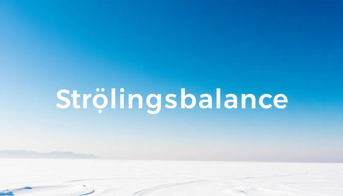 strålingsbalance - Illustration