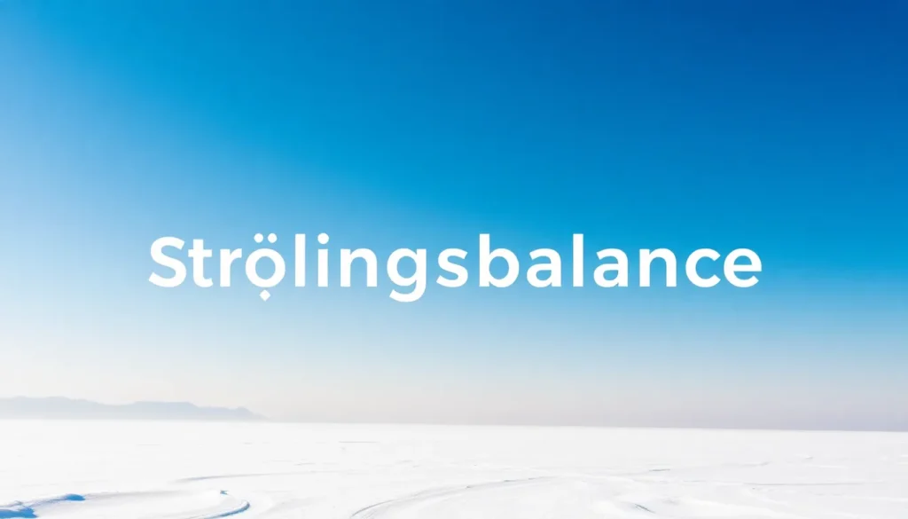 strålingsbalance - Illustration