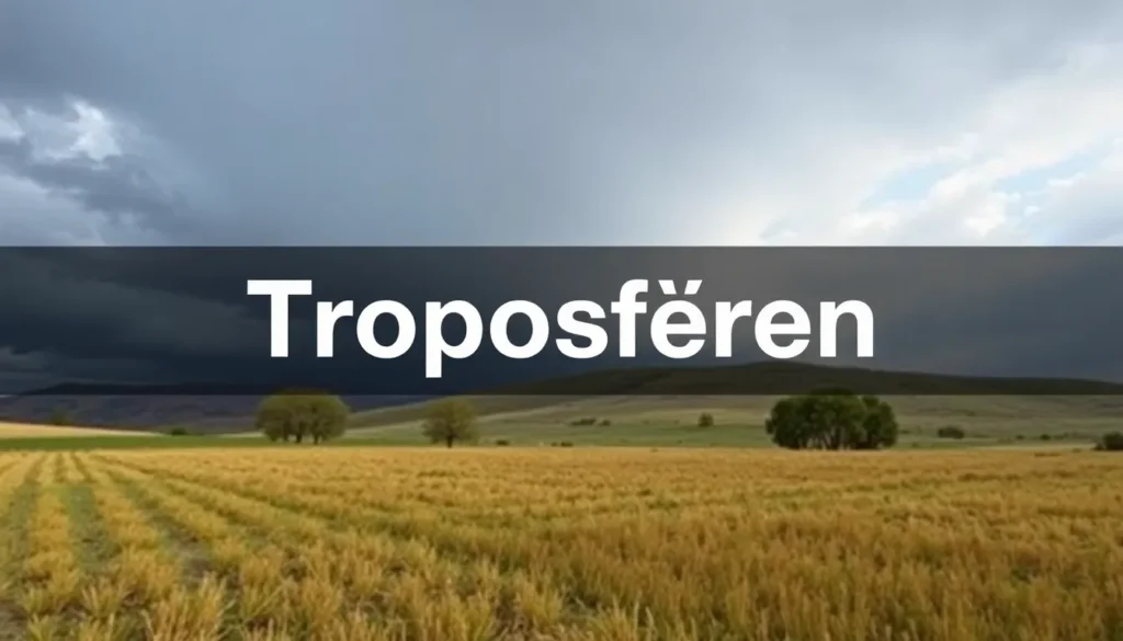 troposfæren - Illustration