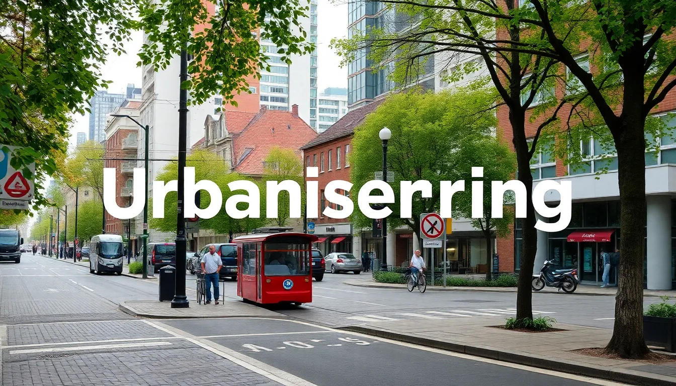 urbanisering - Illustration