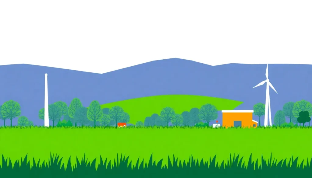 vedvarende energikilder - Illustration