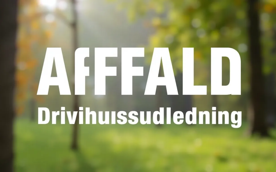 Affald: en overset kilde til drivhusgasudledning og klimaforandringer